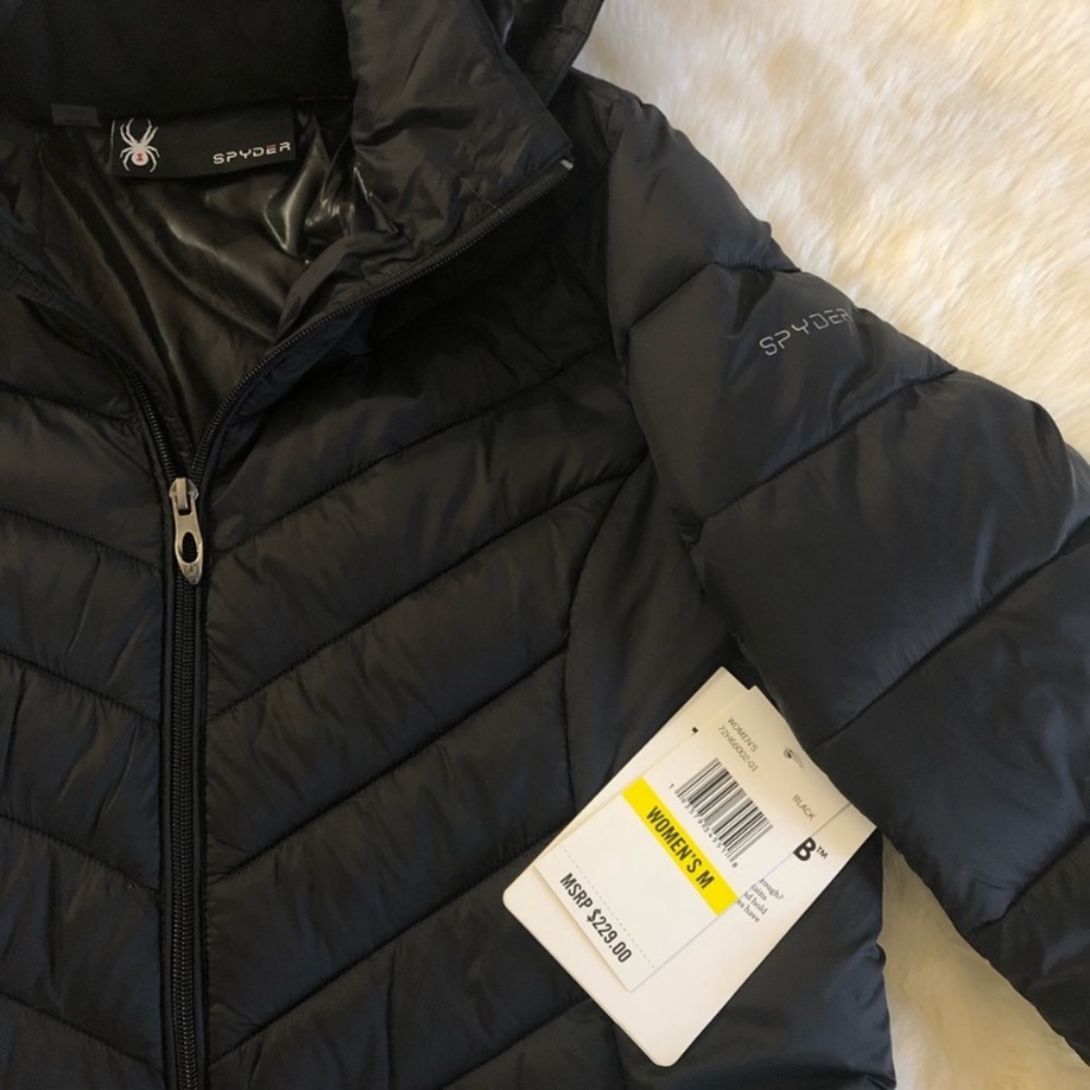 NWT SPYDER Boundless Quilted Long Jacket - Picture 12 of 16